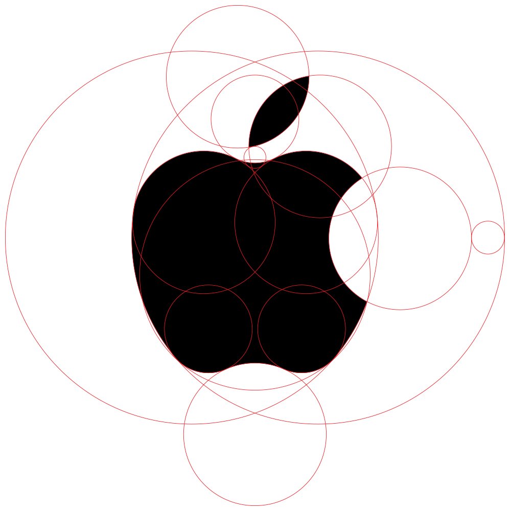 Apple Logo was created using it
