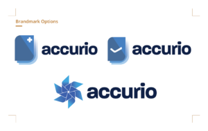 Accurio Logo variations