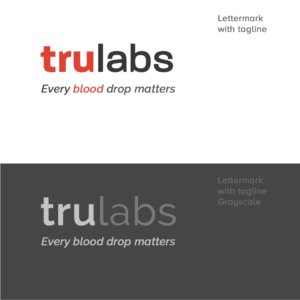 Wordmark design for Trulab